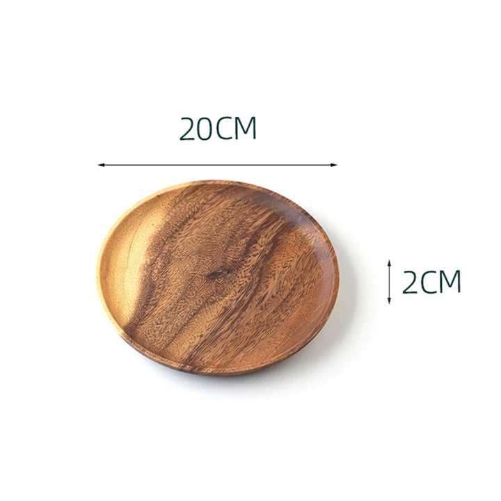 Assiette japonaise bois moyenne