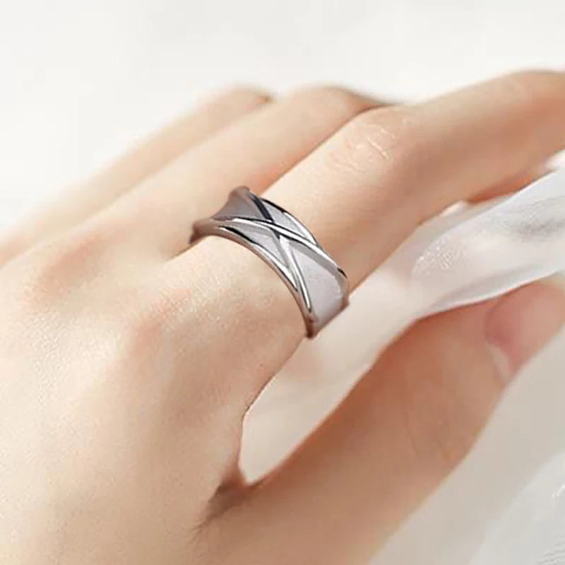 Bague Japonaise Anneau du temps fluide
