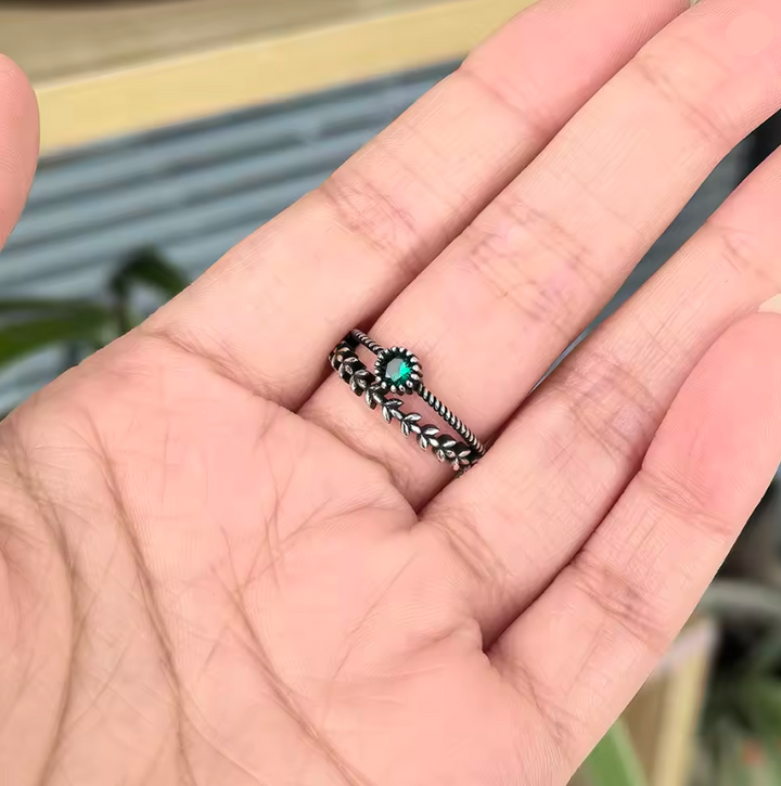 Bague Japonaise Feuilles chic