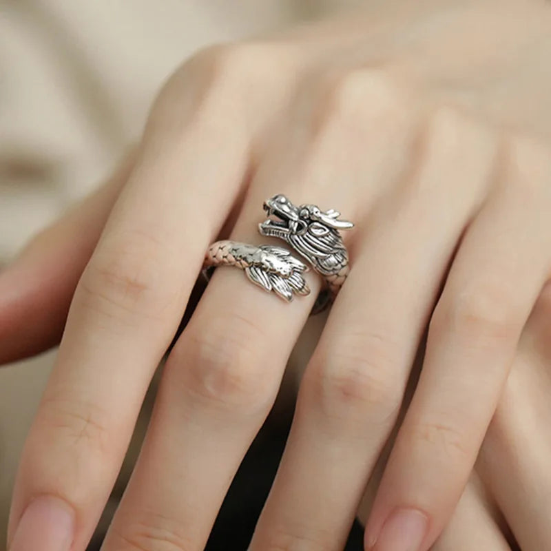 Bague Japonaise Motif Dragon tendance