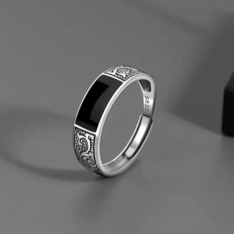 Bague Japonaise en Argent Sobre