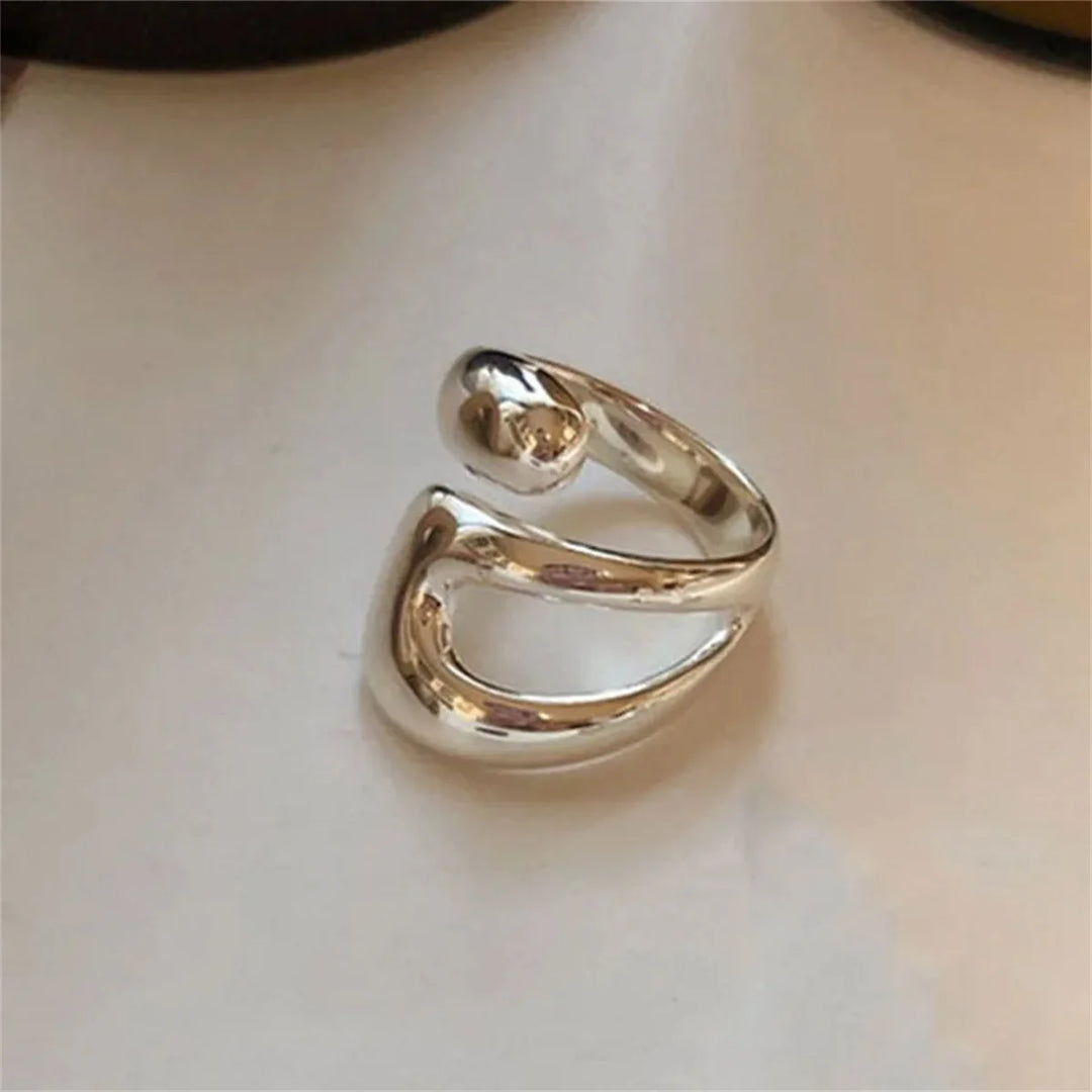 Bague Japonaise en Argent Stylée