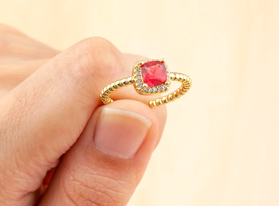 Bague Japonaise en Zircone Cubique durable