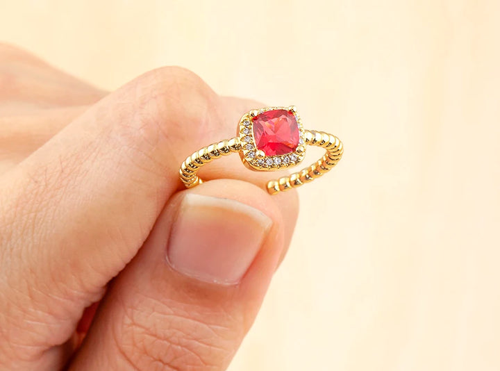 Bague Japonaise en Zircone Cubique durable
