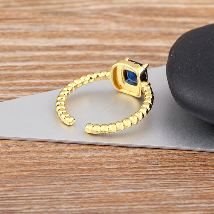 Bague Japonaise en Zircone Cubique qualité