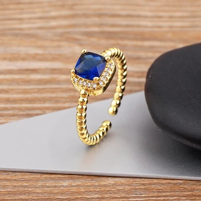 Bague Japonaise en Zircone Cubique tendance