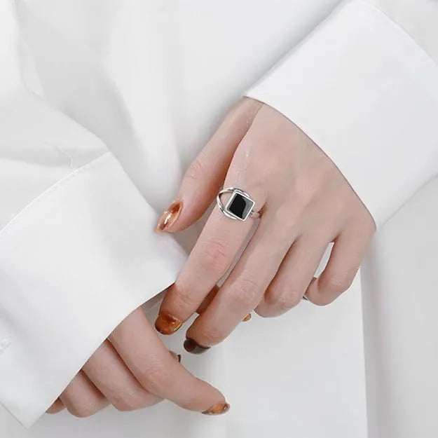 Bague Japonaise Épurée Ajustable élégant