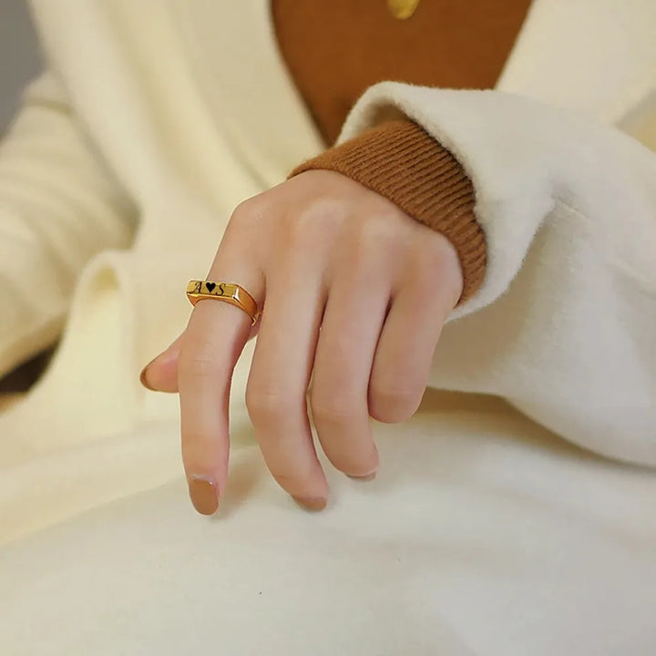 Bague Personnalisée Japonaise travaillée