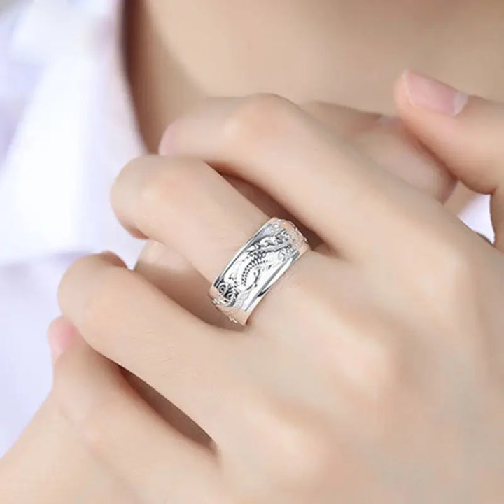 Bague dragon japonais de qualité