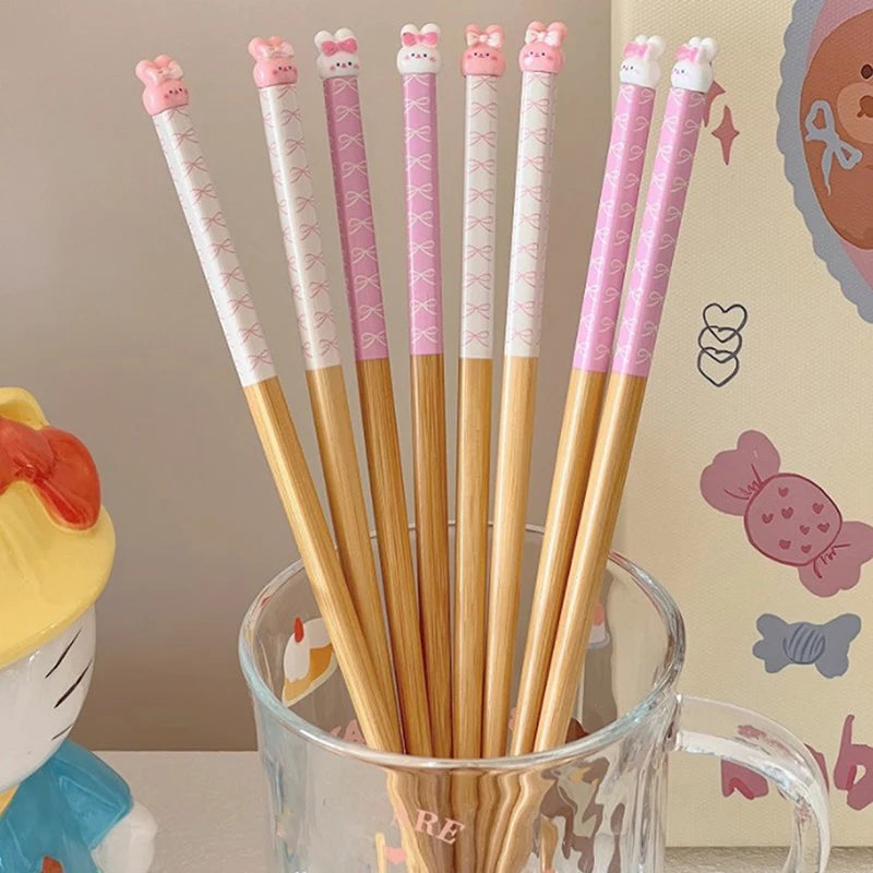 Baguette Japonaise Petit Lapin Rose