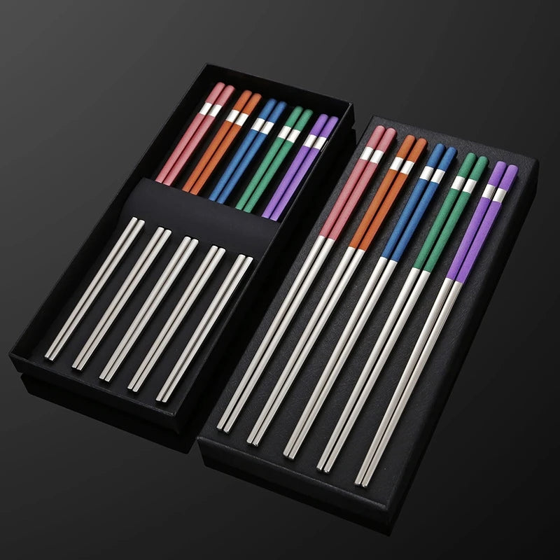 Baguette Japonaise en Inox Colorée Modernes