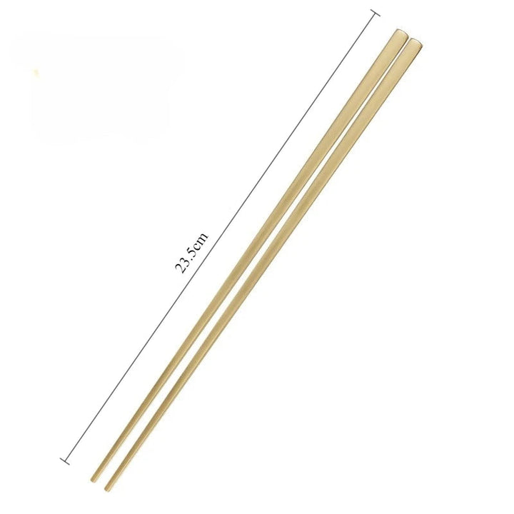 Baguette Japonaise en Inox Haut de Gamme Doré