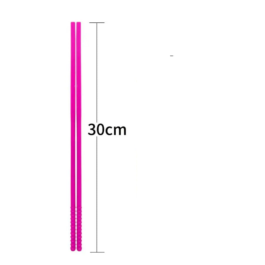 Baguette Japonaise en Silicone Colorée Rose