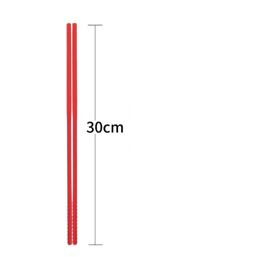 Baguette Japonaise en Silicone Colorée Rouge