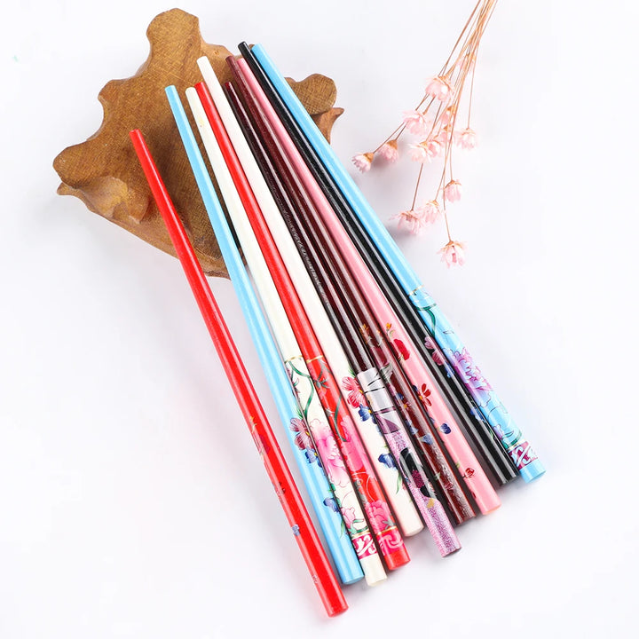 Baguette cheveux japonaise en bois naturel élégante