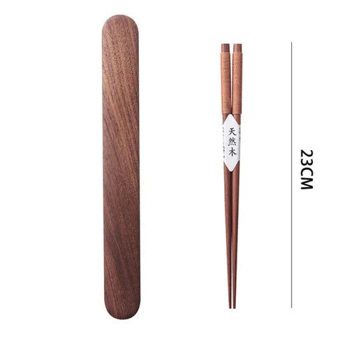 Baguette japonaise avec boîte en bois