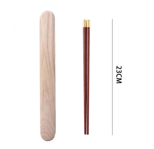 Baguette japonaise avec boîte en bois