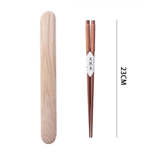 Baguette japonaise avec boîte en bois