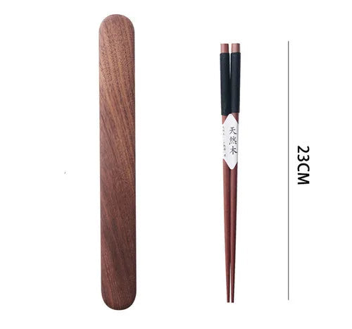 Baguette japonaise avec boîte en bois