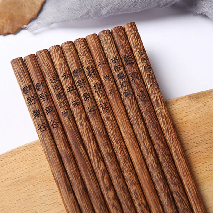 Baguettes Japonaises en Bois Personnalisables