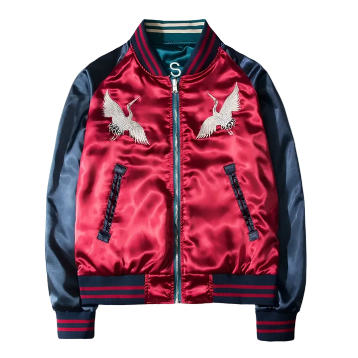 Bomber Femme Imprimé Japonais 