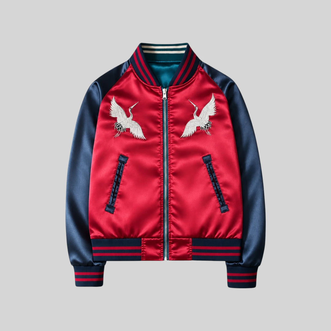 Bomber Femme Imprimé Japonais fashion