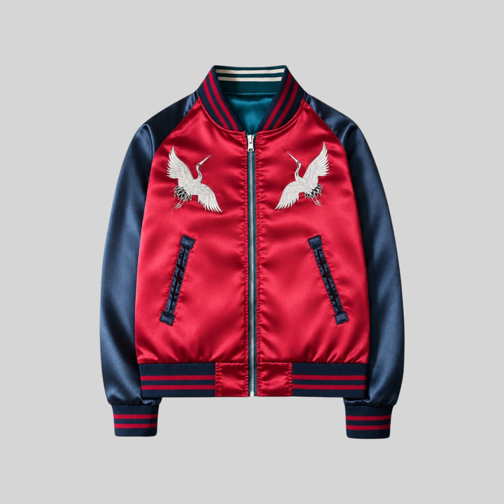 Bomber Femme Imprimé Japonais fashion