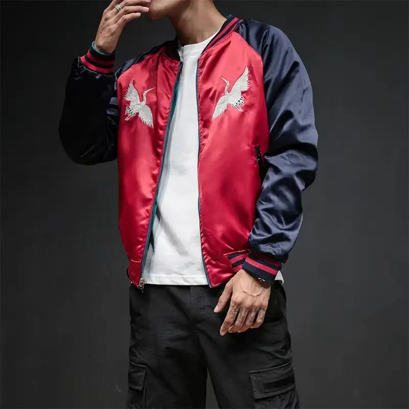Bomber Femme Imprimé Japonais graphique