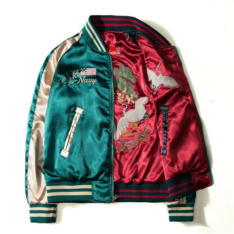 Bomber Femme Imprimé Japonais Chic