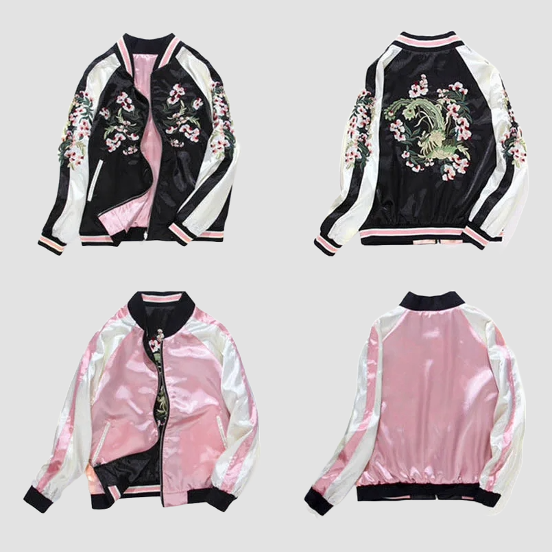 Bomber Femme Japonais reversible