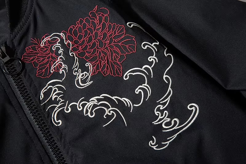 Bomber Motif Japonais stylé