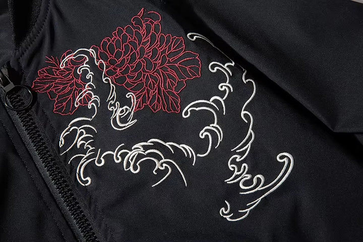 Bomber Motif Japonais stylé
