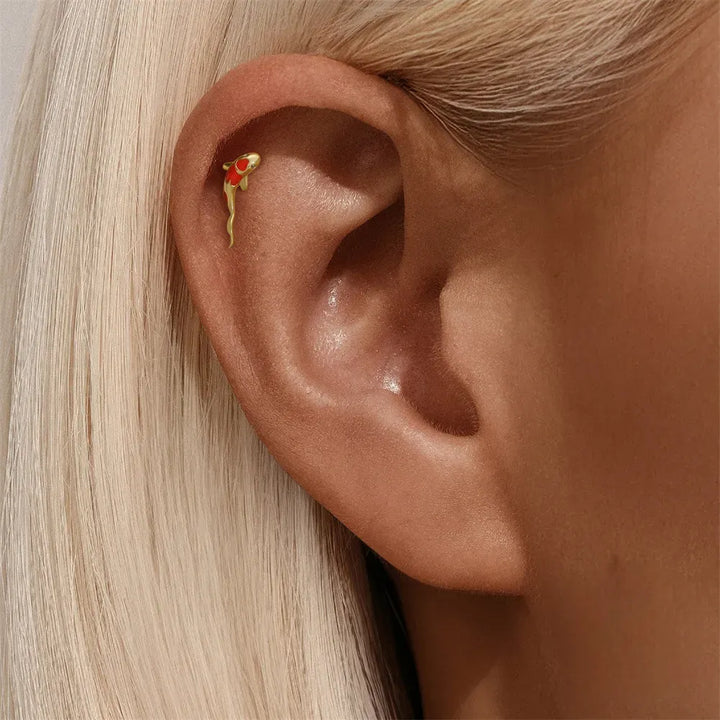 Boucle d'Oreille Hélix Carpe Koi Chic