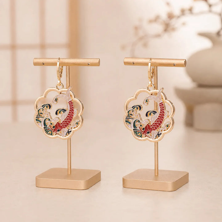 Boucle d'Oreille Japonaise Femme Stylé