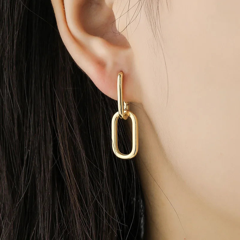 Boucles d’Oreilles Géométriques Japonaises