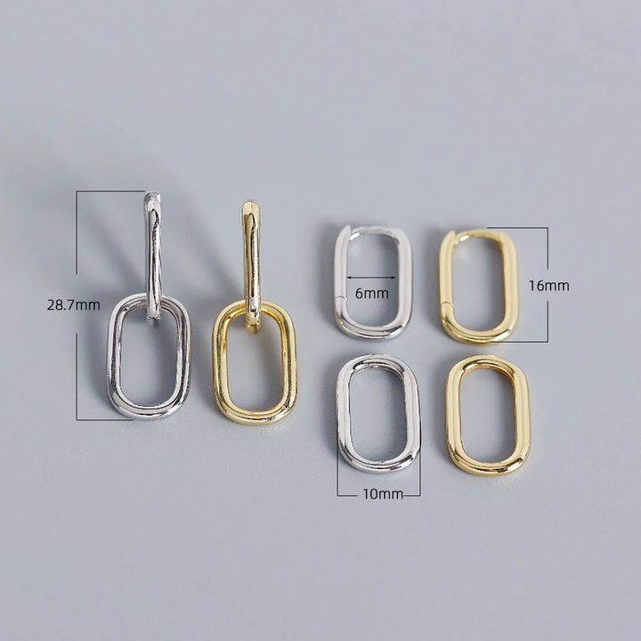 Boucles d’Oreilles Géométriques Japonaises léger