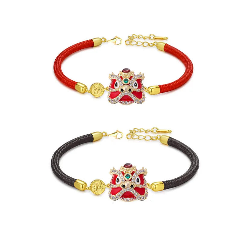 Bracelet à Cordon Japonais Dragon stylé