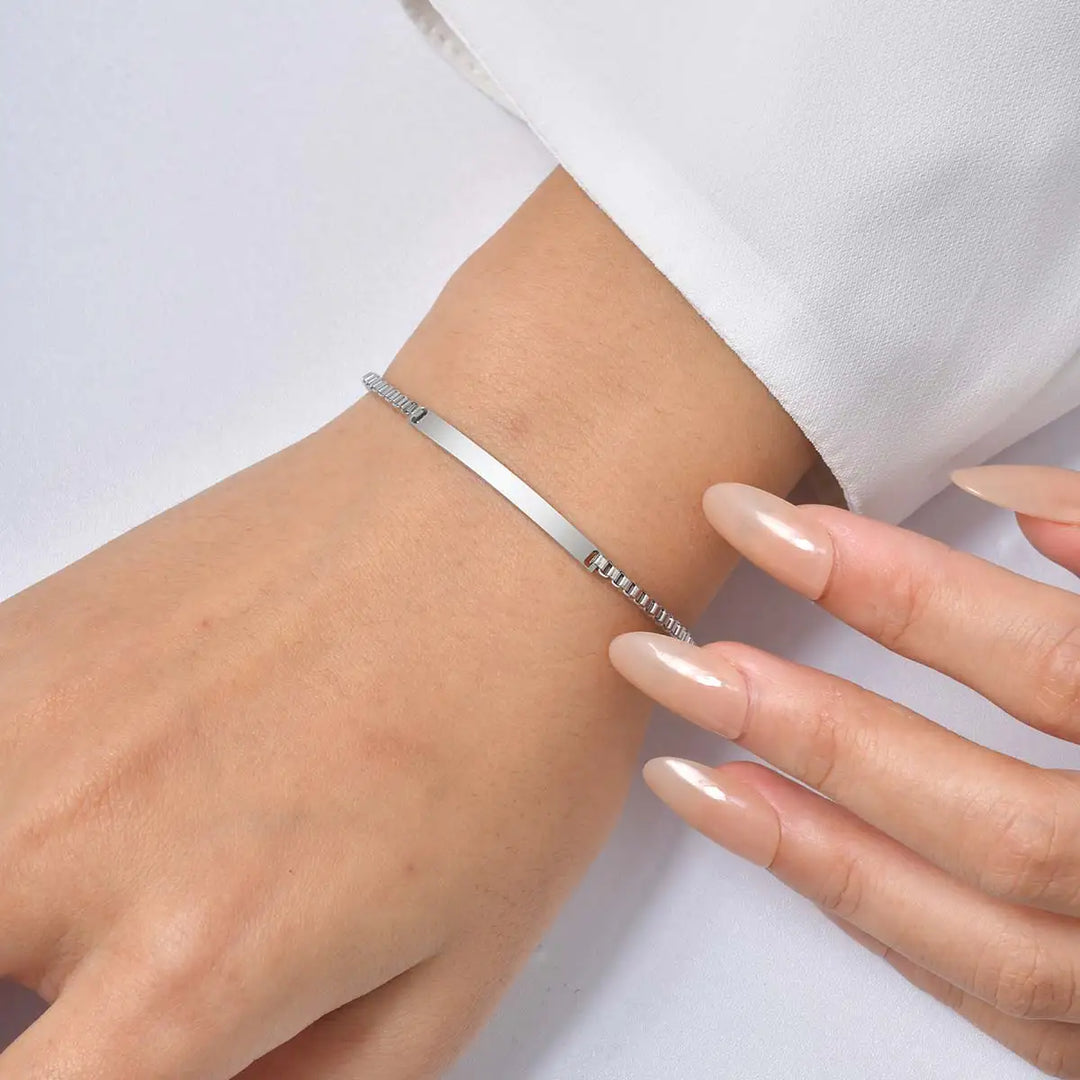 Bracelet Gourmette Japonais Personnalisé chic