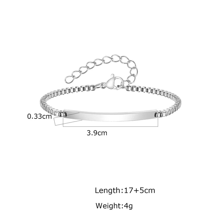 Bracelet Gourmette Japonais Personnalisé durable