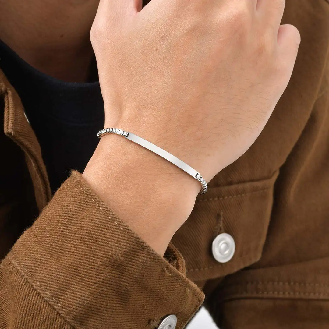 Bracelet Gourmette Japonais Personnalisé élégant