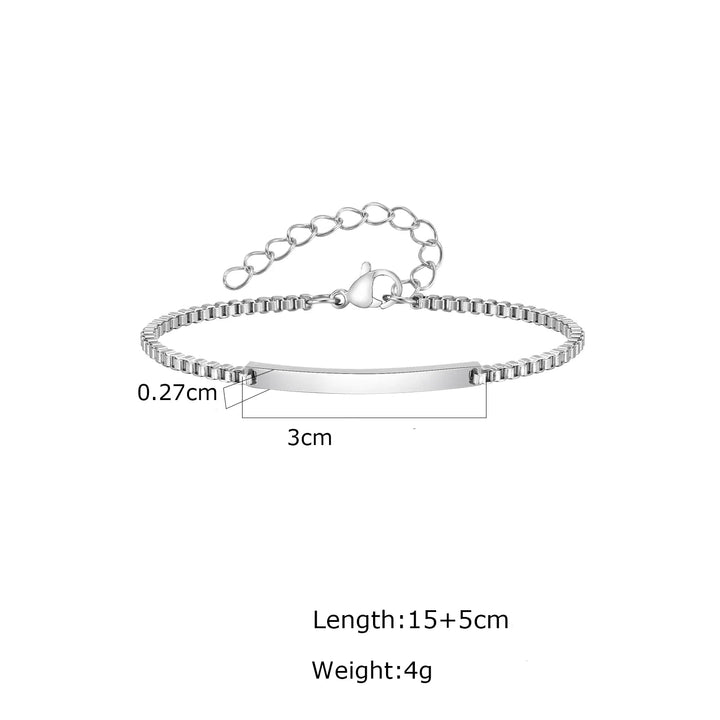 Bracelet Gourmette Japonais Personnalisé mode