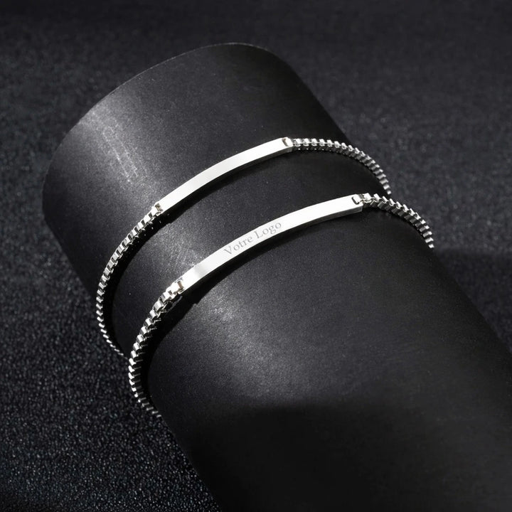 Bracelet Gourmette Japonais Personnalisé qualité