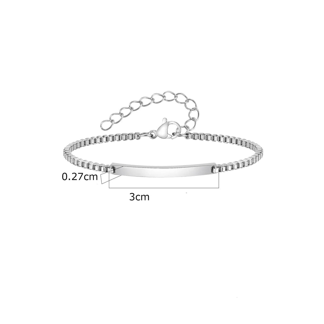 Bracelet Gourmette Japonais Personnalisé unique