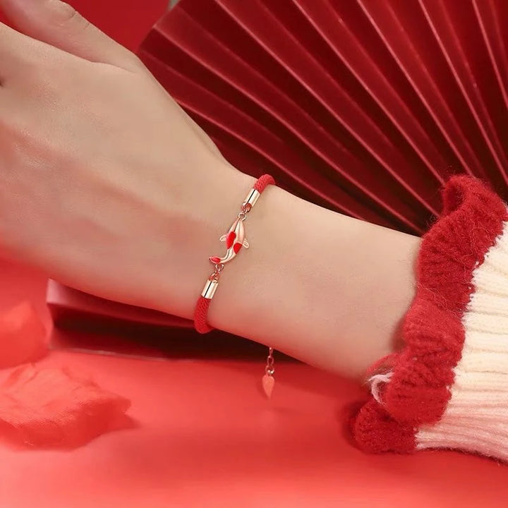 Bracelet Japonais Koi Porte Bonheur