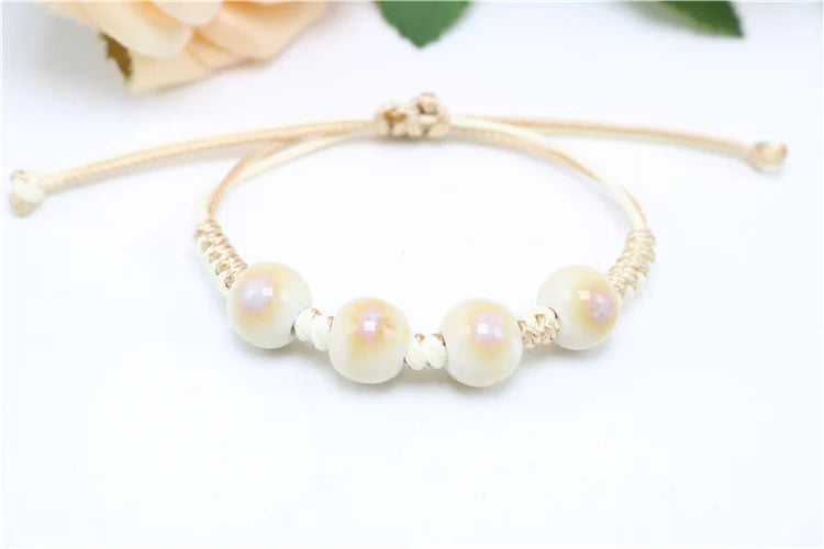 Bracelet Japonais en perles Larimar