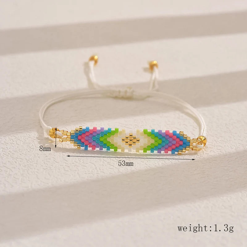 Bracelet Miyuki Blanc