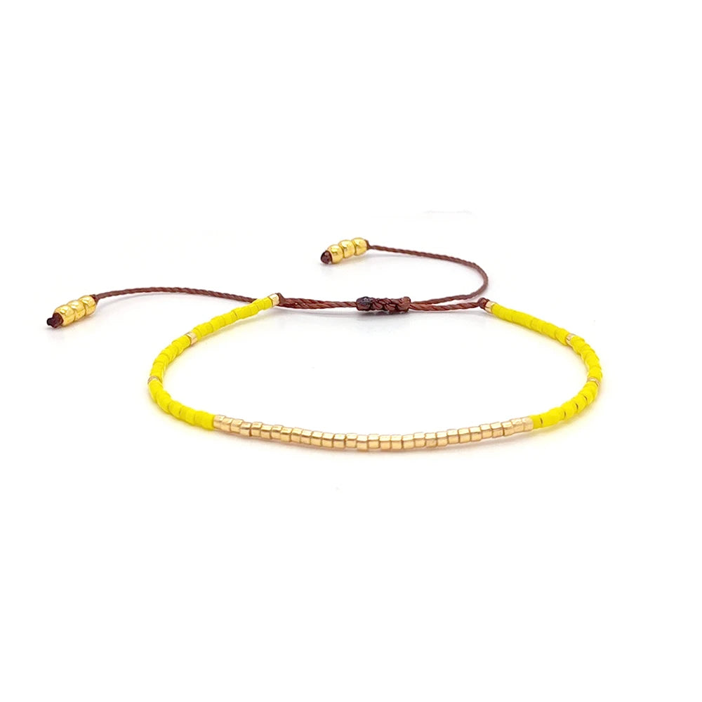 Bracelet Miyuki Fin stylé