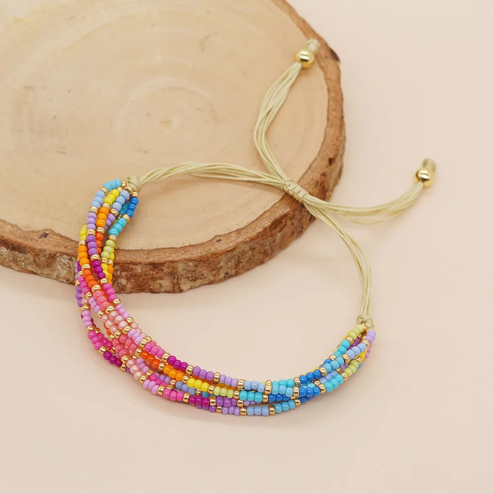 Bracelet Miyuki Multicouches