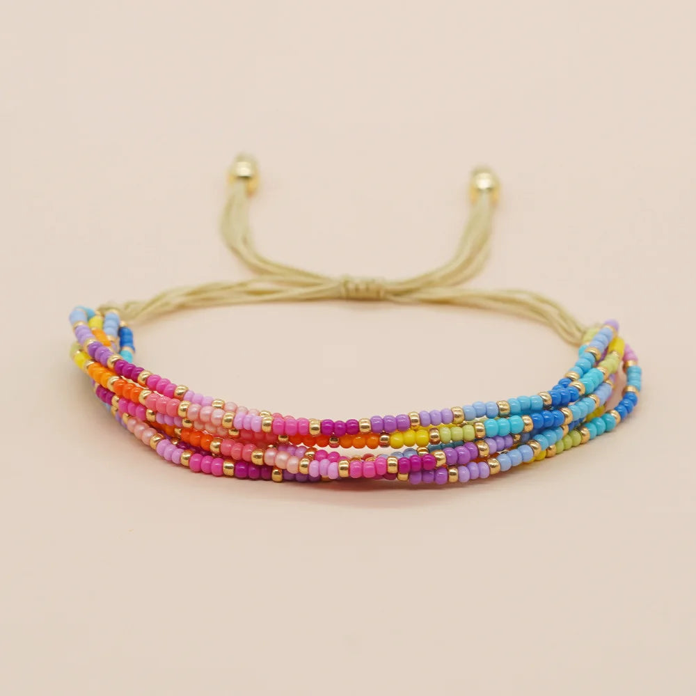 Bracelet Miyuki Multicouches pratique