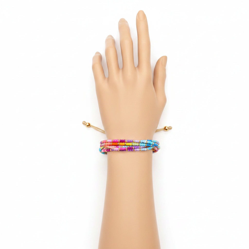 Bracelet Miyuki Multicouches épuré